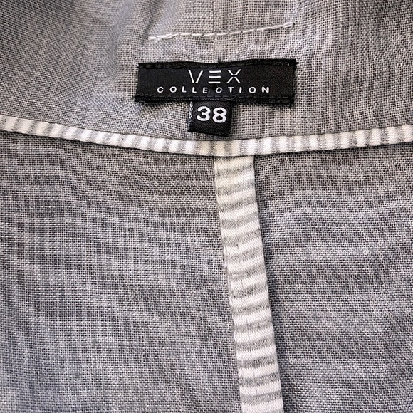 VEX Collection French Linen Jacket - Picture 7 of 8